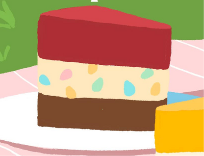 Gâteau glaces et sorbets
